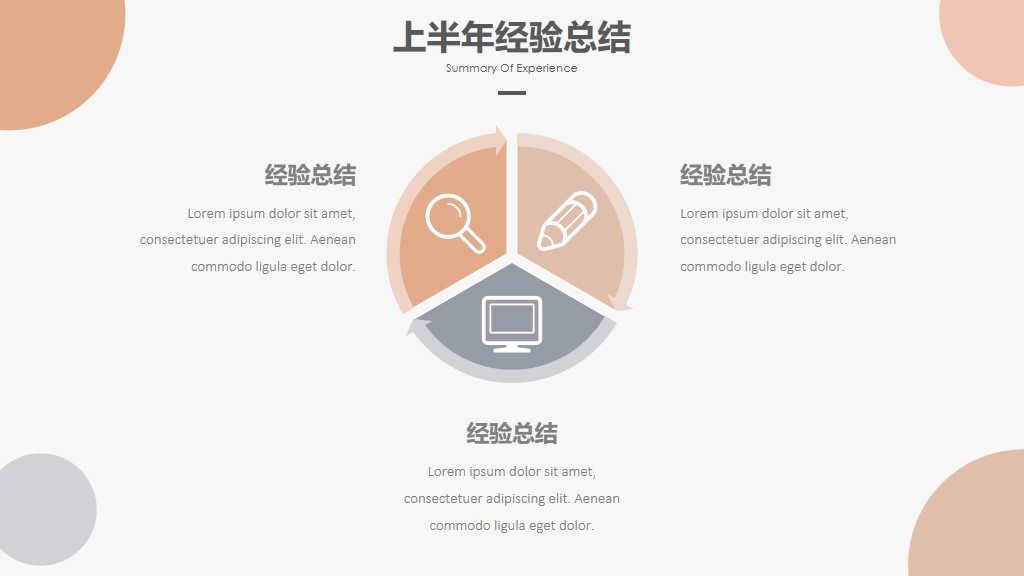 年终工作总结 简约风PPT模板7