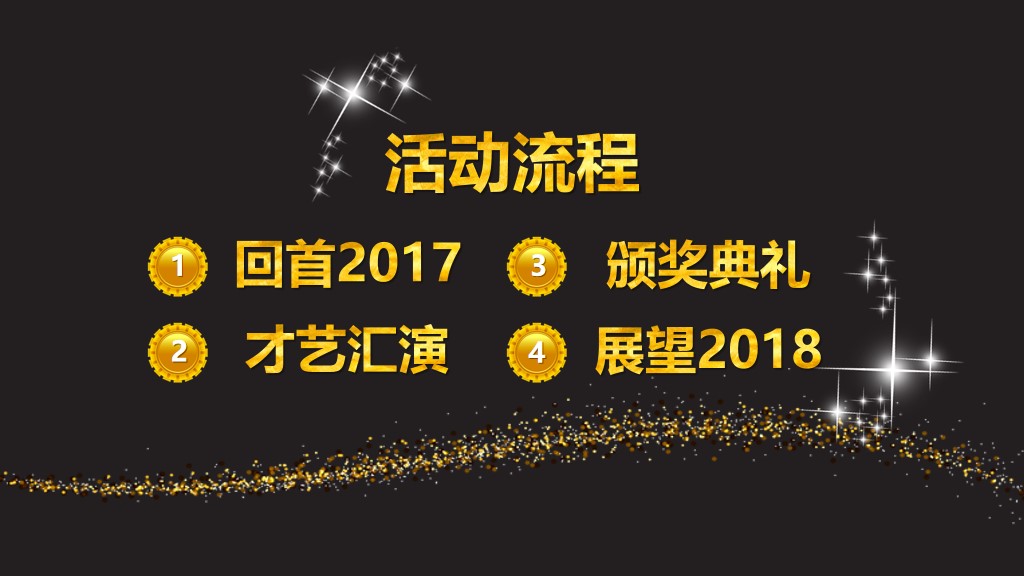 公司年度总结颁奖大会PPT模板3