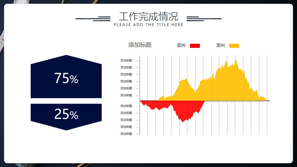 简约桌面年中工作总结述职报告PPT模板4