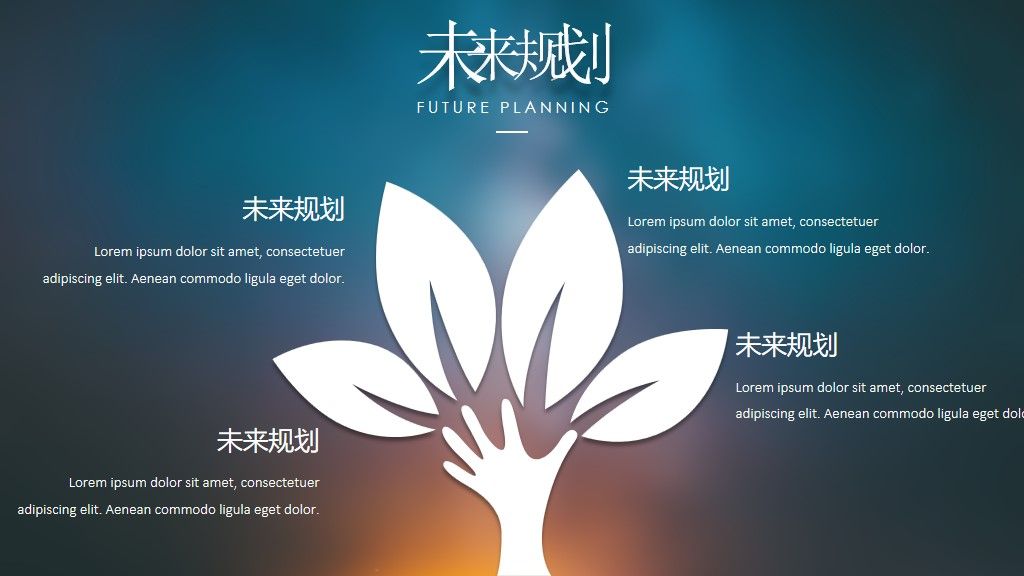工作总结未来计划通用PPT模板9