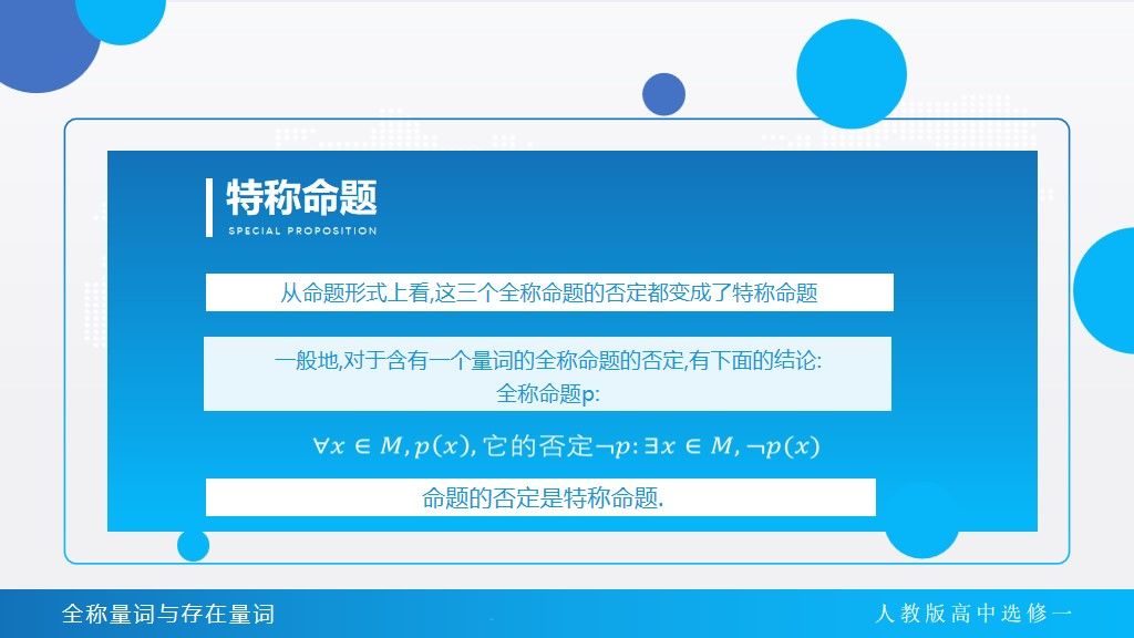 高中数学课件-全称量词与存在量词PPT模板6