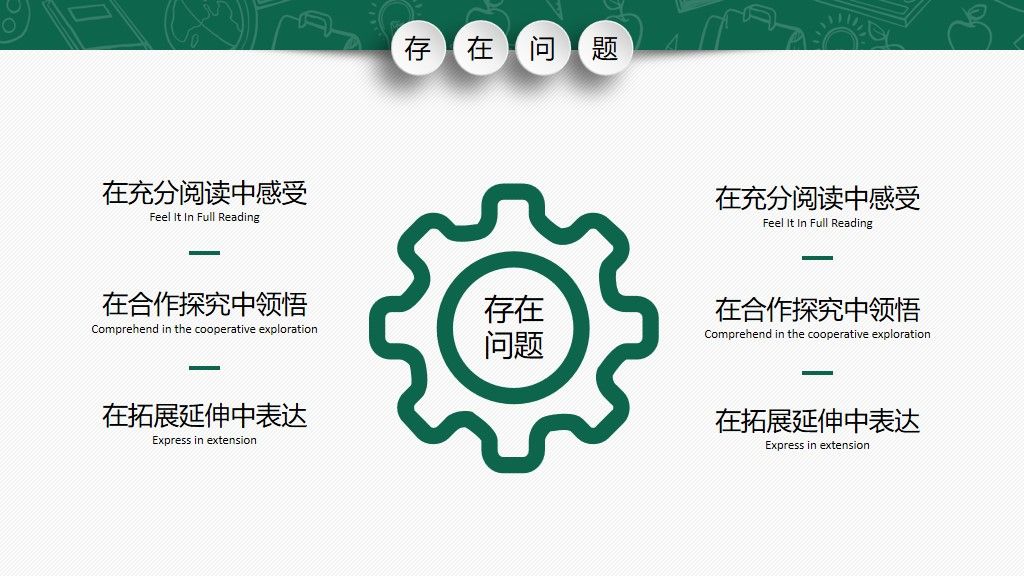 教育教学说课课件汇报通用PPT模板9