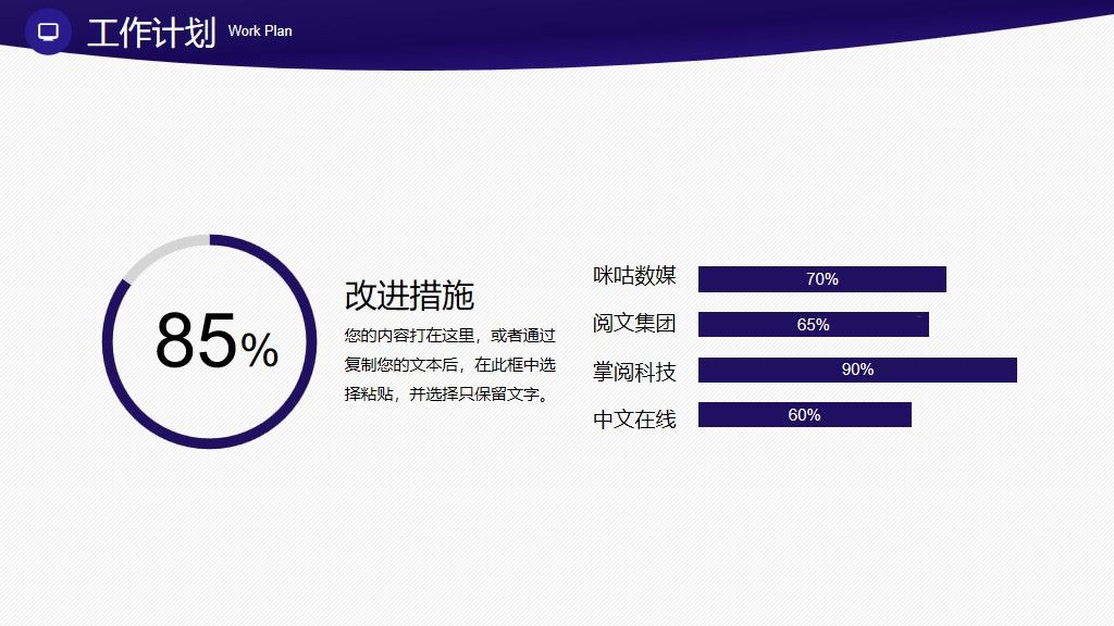 商务工作总结通用PPT模板9