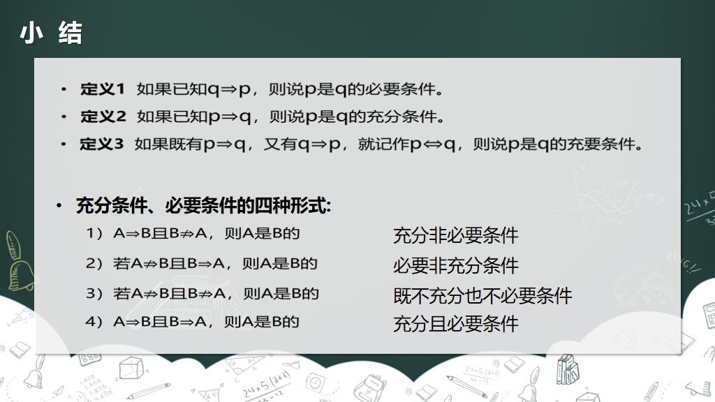 高中数学--充分条件与必要条件教学课件PPT模板7