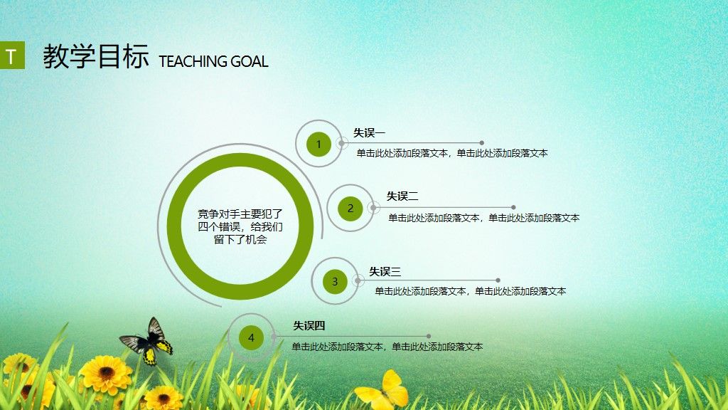 教师公开课通用PPT模板6