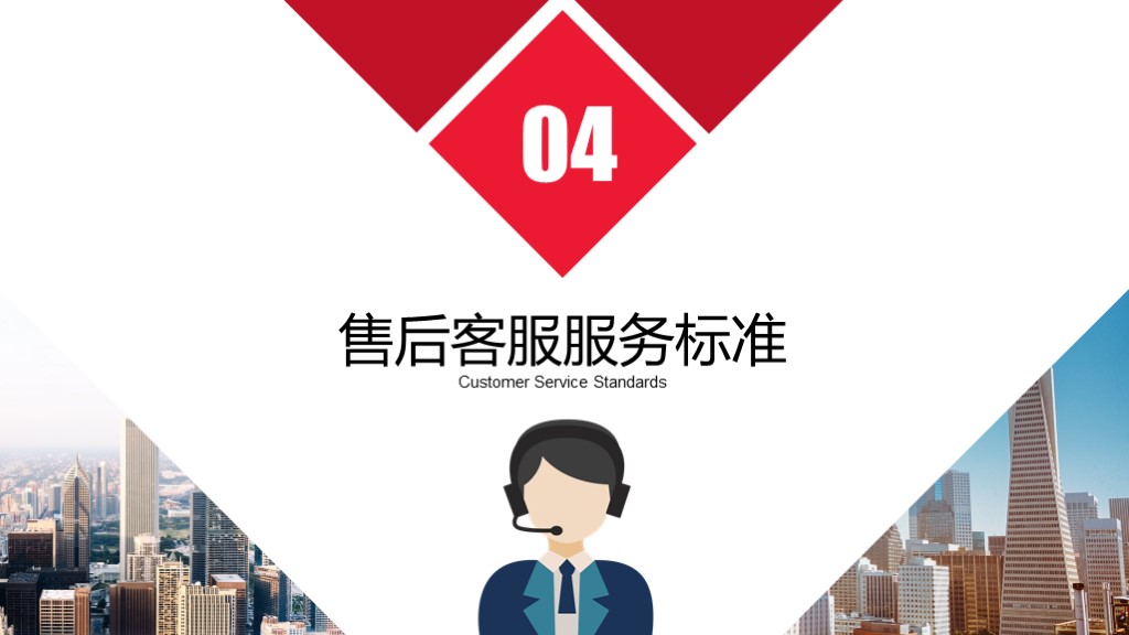 客服售后沟通技巧管理培训通用PPT模板7