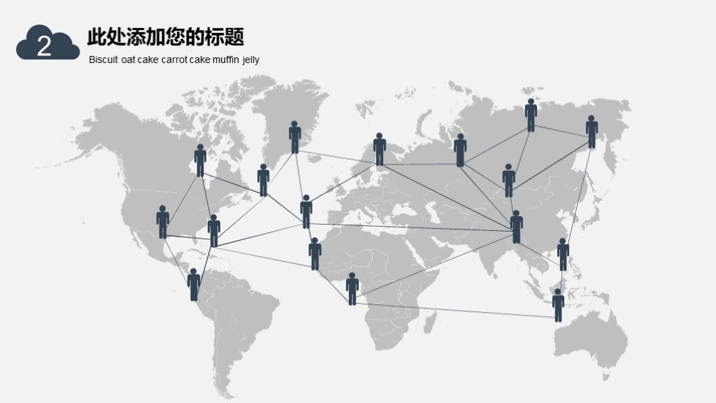 卡通科技互联网电子商务ppt模板5