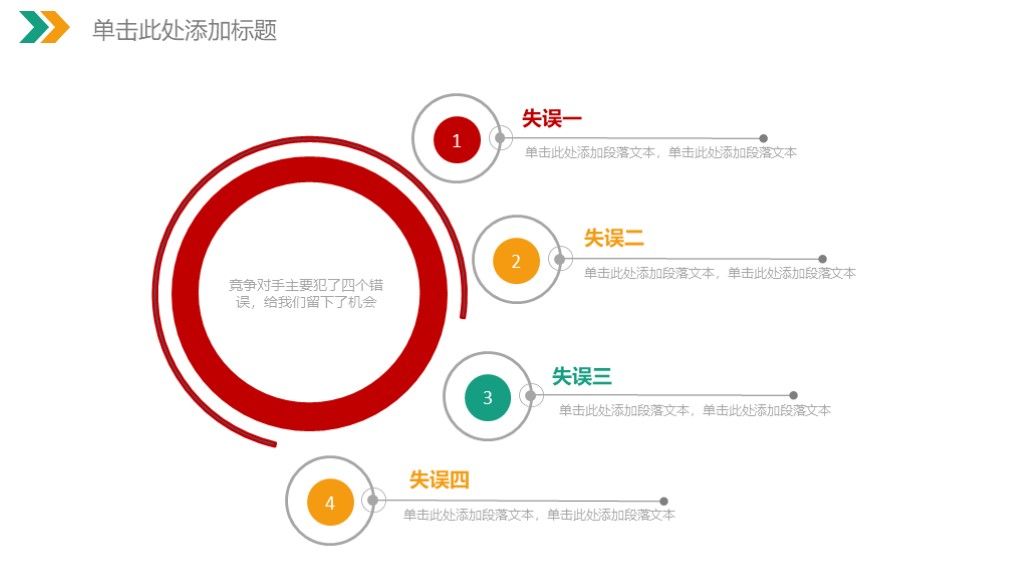 简洁卡通信息科技大数据互联网ppt模板7