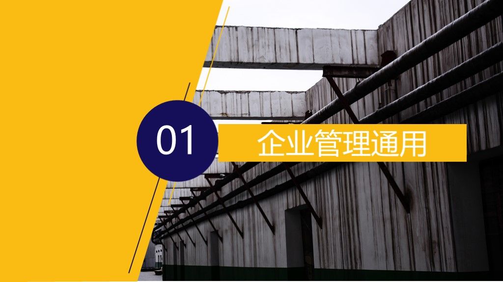 商务风企业管理工作总结汇报通用PPT模板2