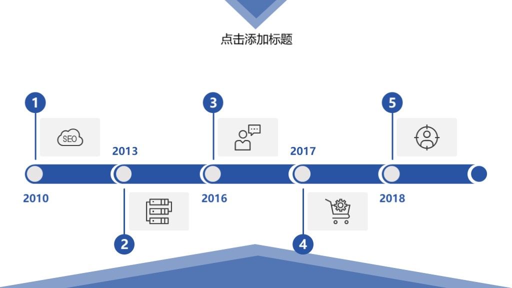 蓝色科技创新商务汇报PPT模板7