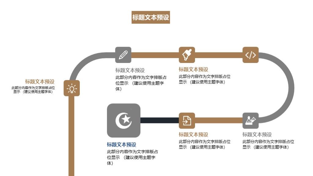 商务风极简教育培训宣传通用PPT模板3