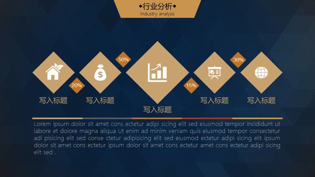 黑色大气高端商业创业计划书PPT模板6