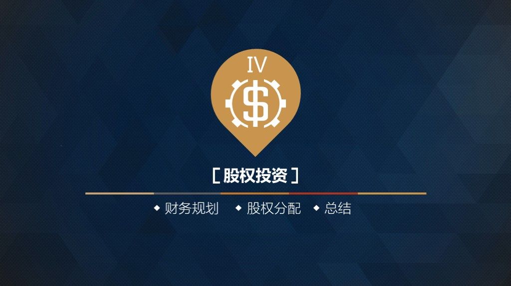 黑色大气高端商业创业计划书PPT模板9