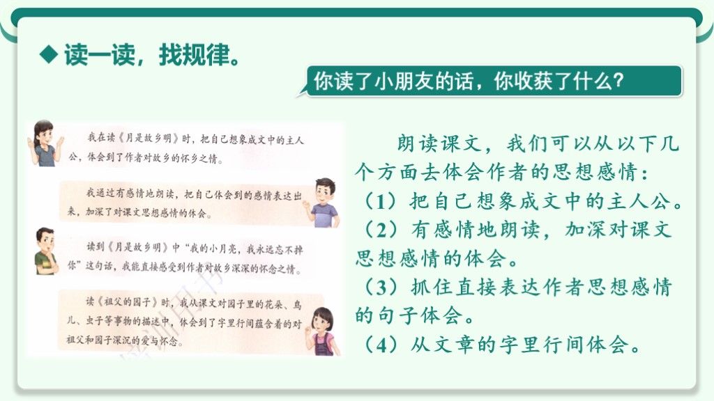 部编版语文五年级下册《语文园地一》PPT模板4