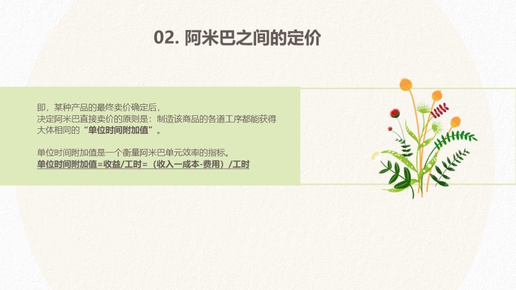 手绘风阿米巴企业经营管理培训教程PPT模板8