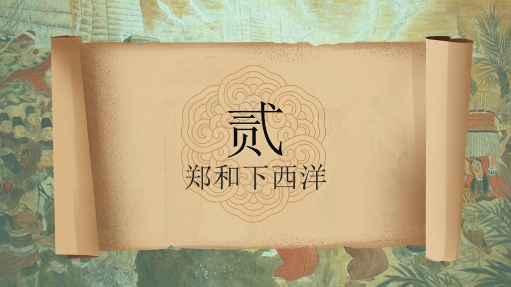 明朝的对外关系七年级历史下册--郑和下西洋历史PPT模板7