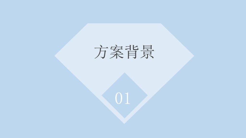 扁平风蓝色市场营销策划方案PPT模板3