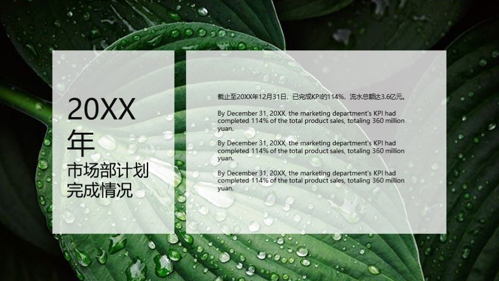 简约年度季度工作总结及规划框架完整PPT模板7