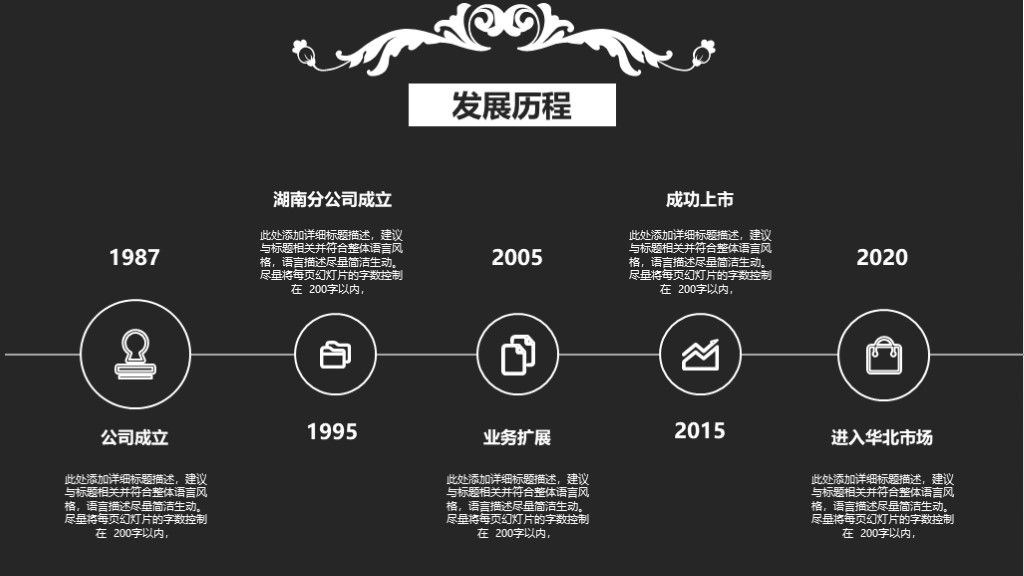 黑白通用企业管理文化培训PPT模板3