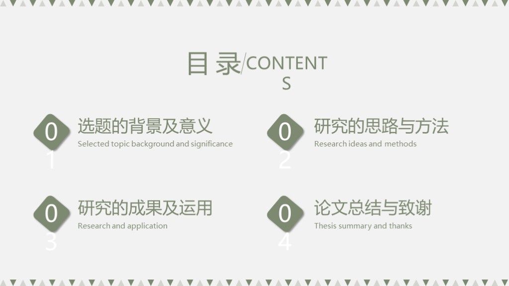简约清新毕业论文答辩开题论文答辩通用学科PPT模板2