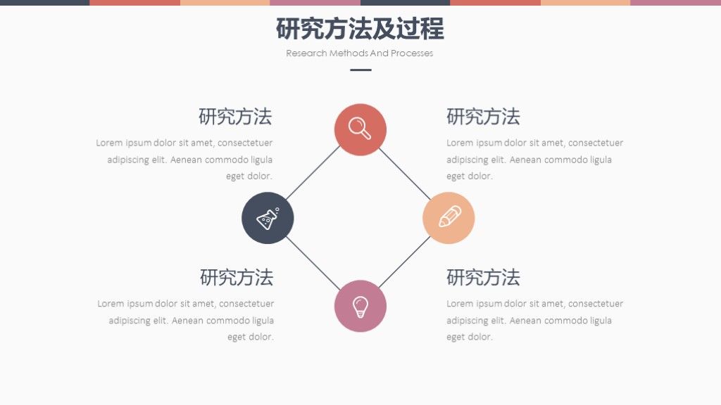 答辩季简约风毕业答辩通用学科PPT模板6