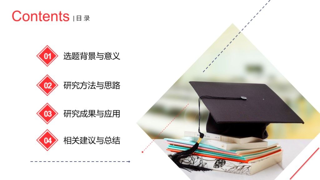 简约商务红蓝毕业答辩ppt模板通用学科2
