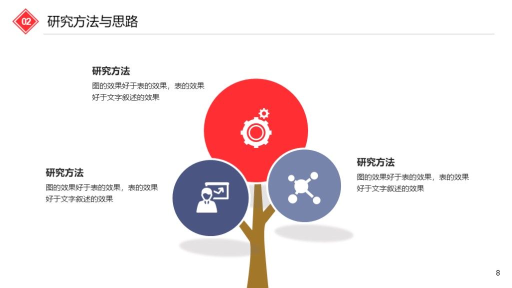简约商务红蓝毕业答辩ppt模板通用学科5