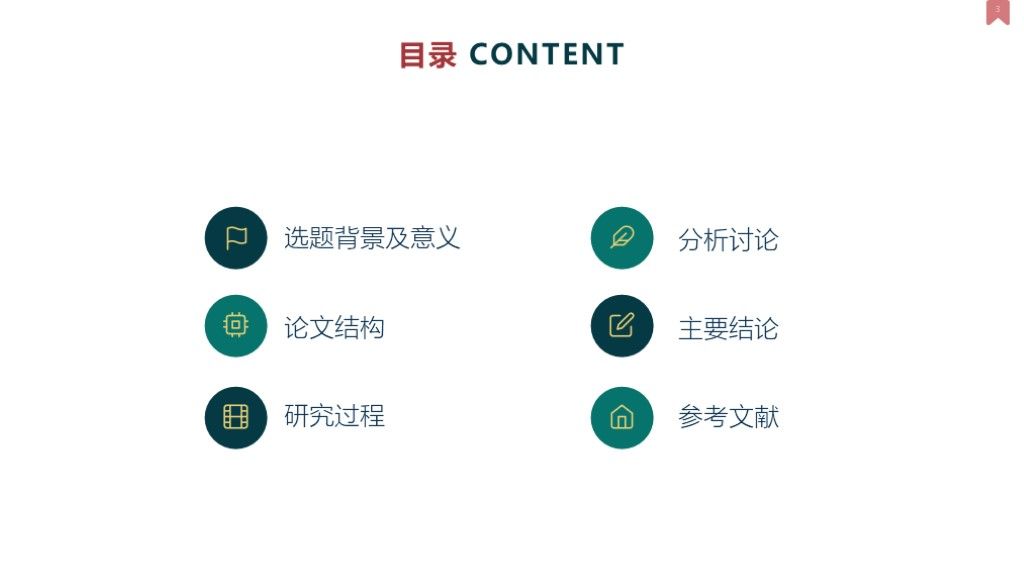 法律专业学术论文毕业答辩开题报告通用学历PPT模板2