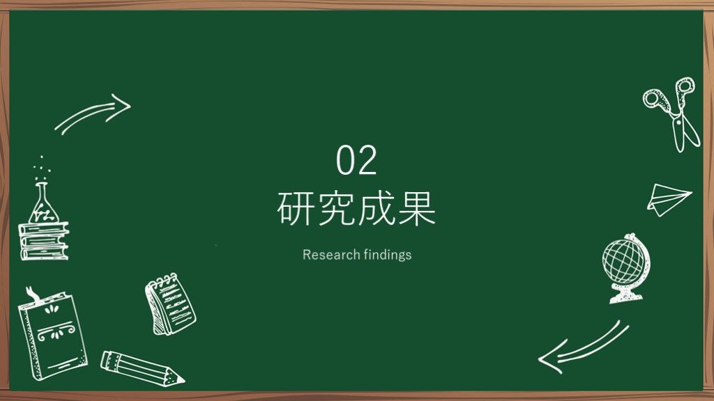 黑板风粉笔手绘毕业论文答辩PPT模板6