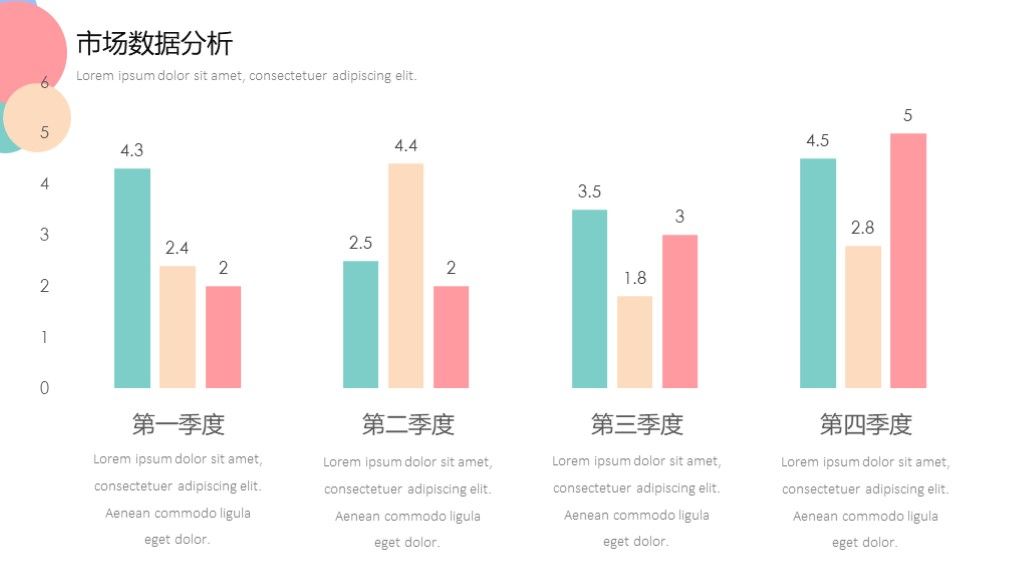 马卡龙配色简约总结计划工作汇报PPT模板6