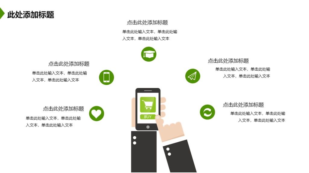 绿色大气商务商业项目计划书PPT模板7