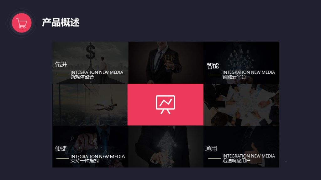 大气商务互联网商业计划书PPT模板5