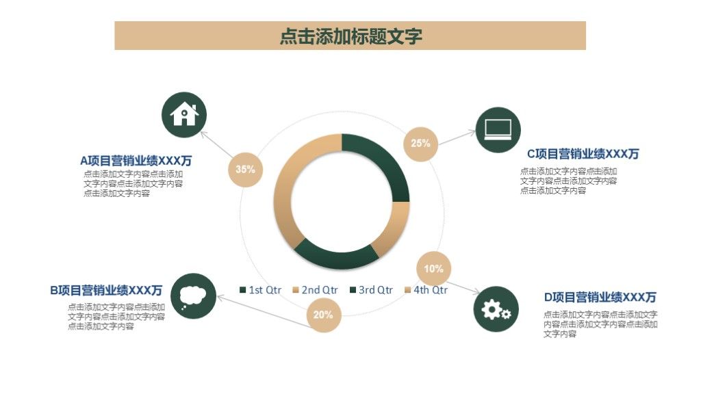 商务风开年工作计划项目分析工作汇报通用PPT模板8