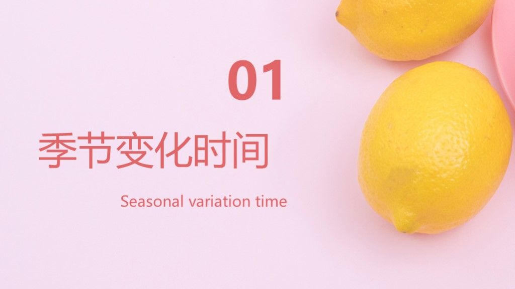 简约风季节变化活动策划通用PPT模板2