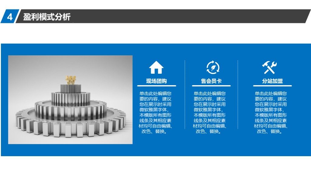 商务风商业项目融资计划书PPT模板8