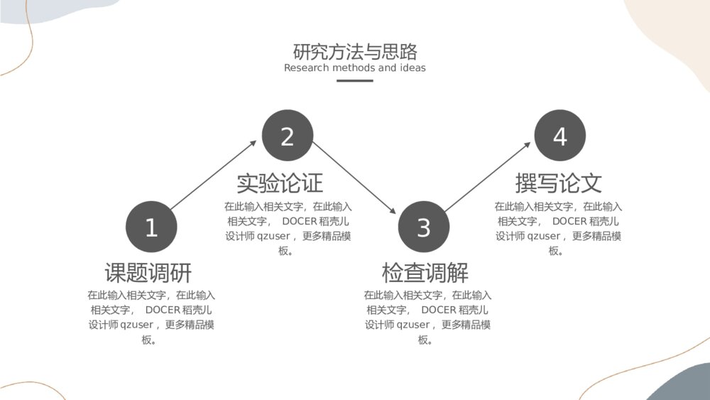 简约灰色毕业答辩简约PPT模板10