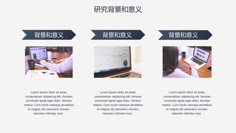 灰色学术毕业论文答辩PPT6
