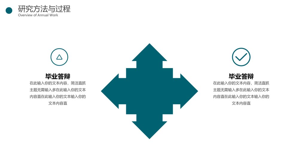 绿色简约风论文毕业答辩PPT模板9