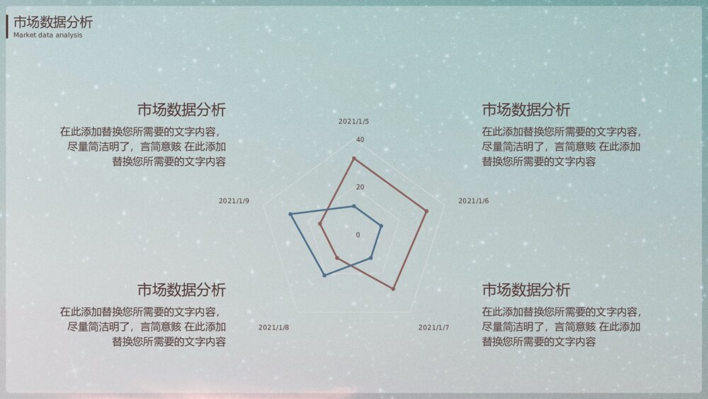 文艺小清新工作汇报PPT模板9