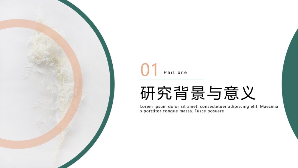 简约风清新素雅开题报告毕业论文答辩PPT3