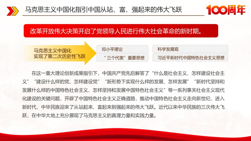 党史学习心得之感悟马克思主义真理力量和实践力量党史党课PPT7