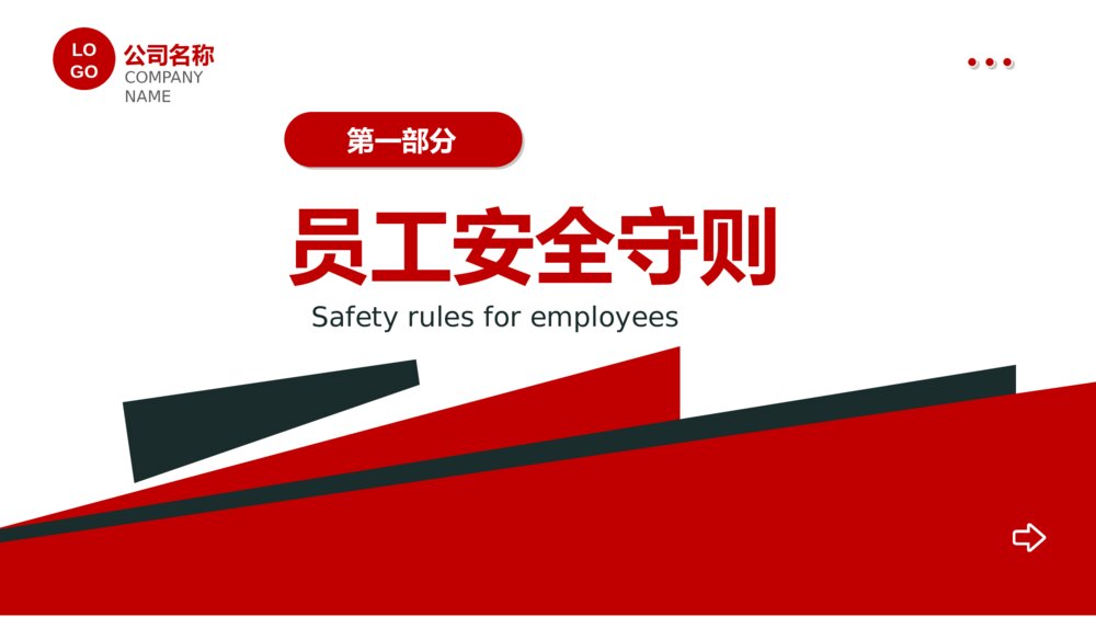 安全操作规程规范培训PPT模板3