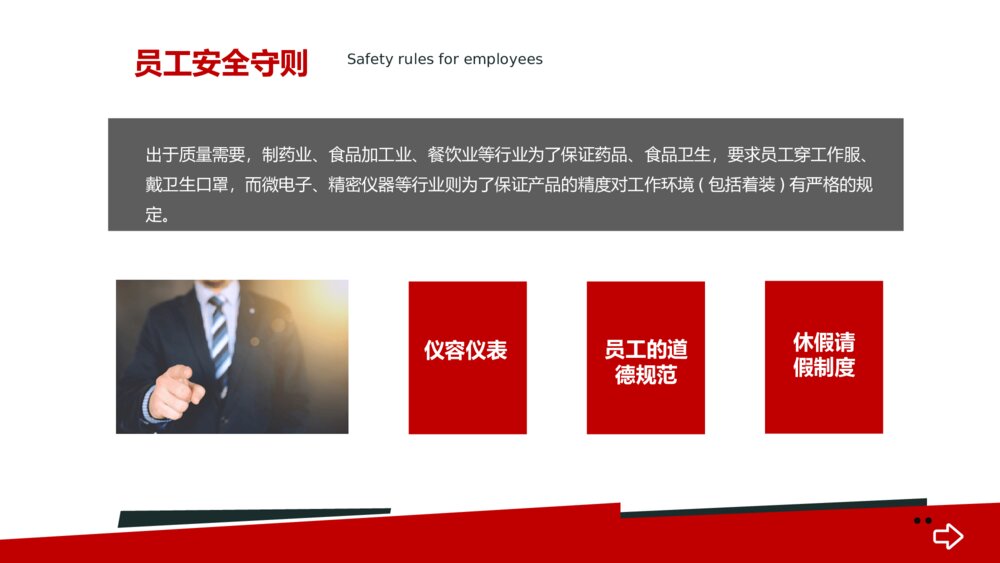 安全操作规程规范培训PPT模板5