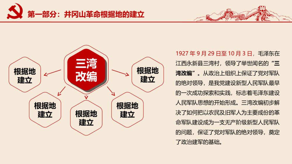 不忘初心党建党课PPT模板5
