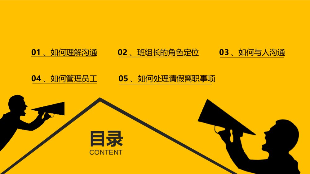 班组沟通与管理培训PPT模板2