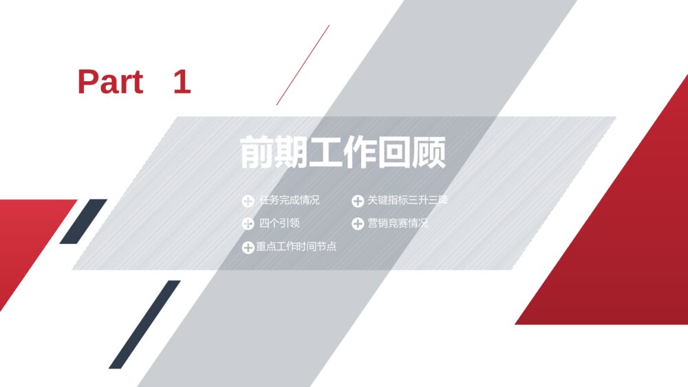 大气实用年终工作总结工作计划PPT模板3