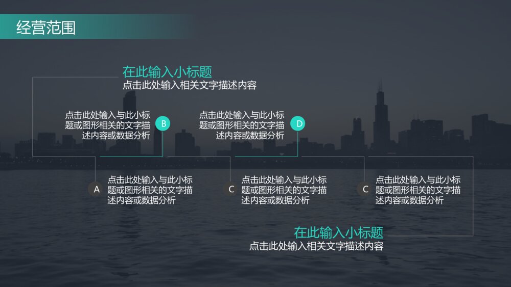 商务风企业公司介绍简介PPT模板5