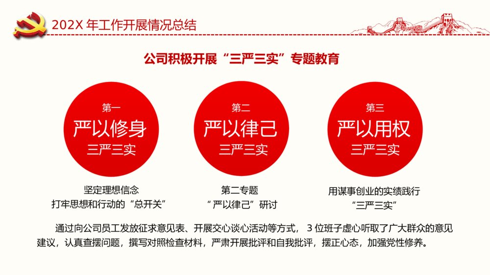 党支部年终工作总结PPT模板9