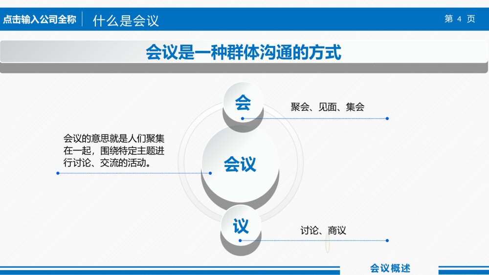 高效会议提高开会效能培训课件PPT模板4
