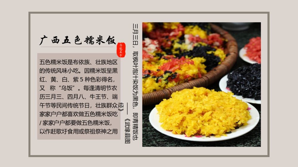 中国各地餐饮美食介绍PPT模板10